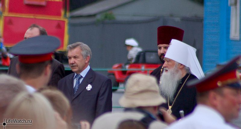 Мэр Бронниц Егоров и православные чины. 02.08.2008